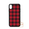Red and Black Buffalo Plaid iPhone Case
