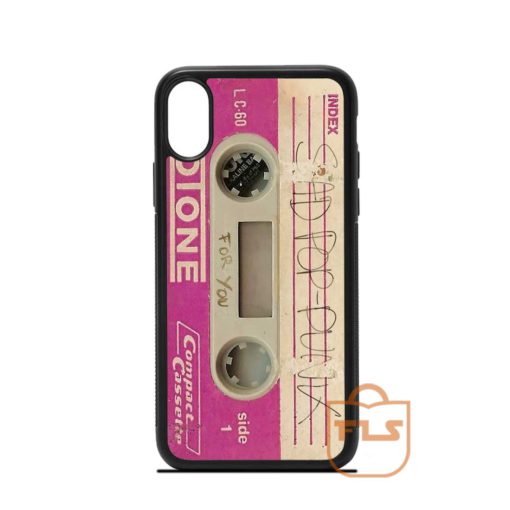 Sad Pop Punk Cassette iPhone Case