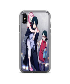 Sasuke Sakura Sarada Family iPhone Case