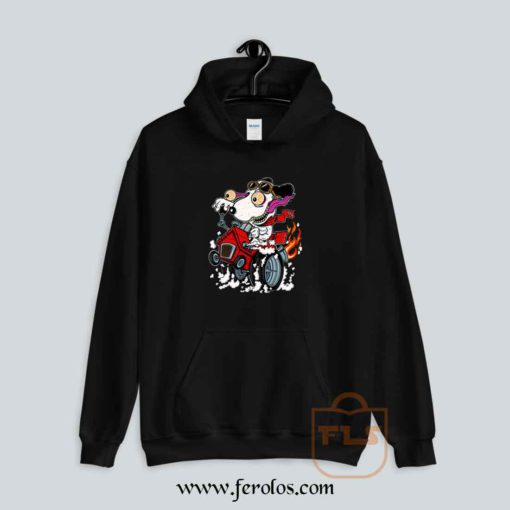 Snoopy Race Car Hoodie