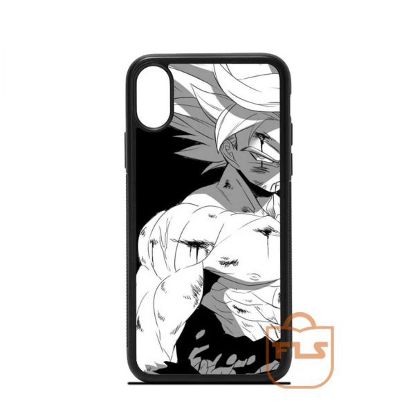 Son Goku Black White iPhone Case