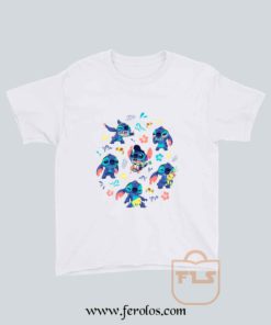 Stitch Collage Youth T Shirt