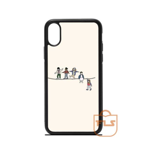 Stranger Things Acrobats Fleas iPhone Case