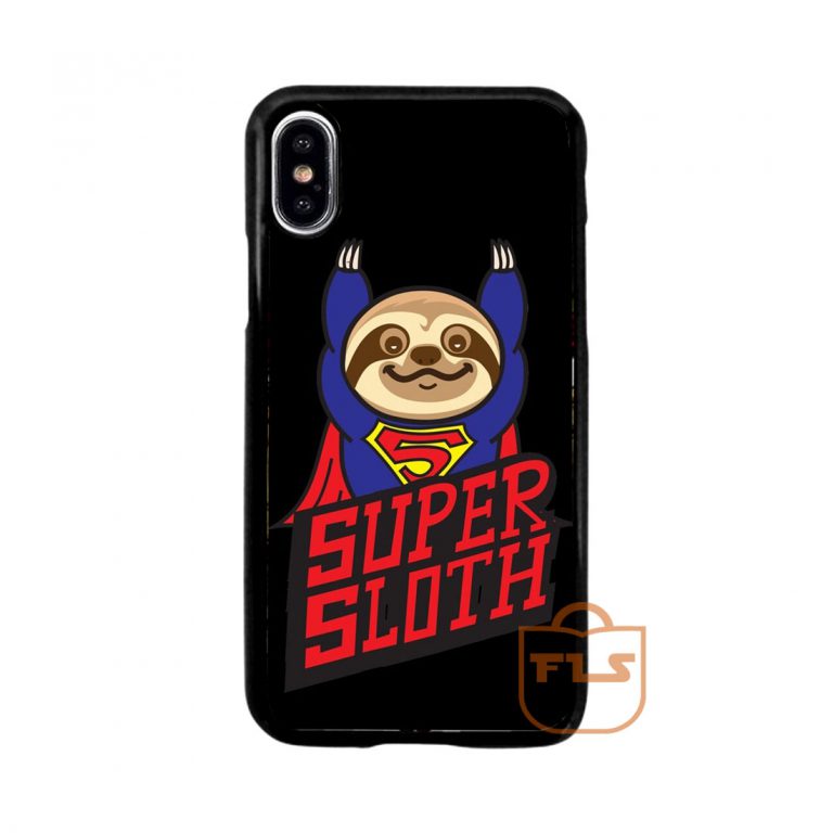 Super Sloth iPhone Case for XS/XS Max,XR,X,8/8 Plus,7/7Plus,6/6S