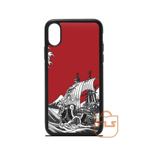 The Great Wave Red One Piece iPhone Case