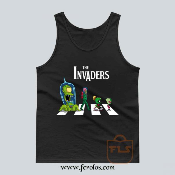 The Invaders Abbey Road Parody Tank Top