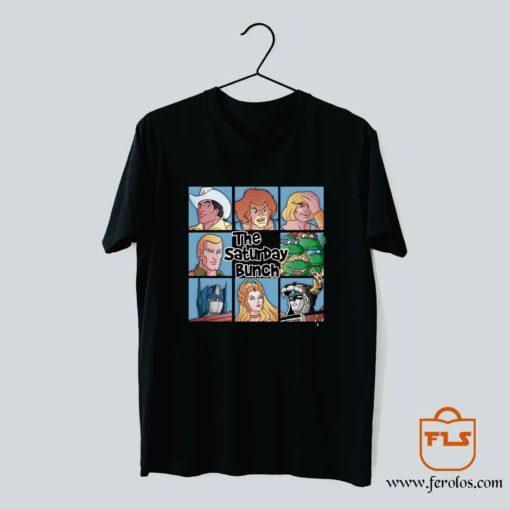 The Saturday Bunch 80s Cartoon T Shirt