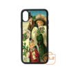 Vintage Christmas Greeting Card iPhone Case