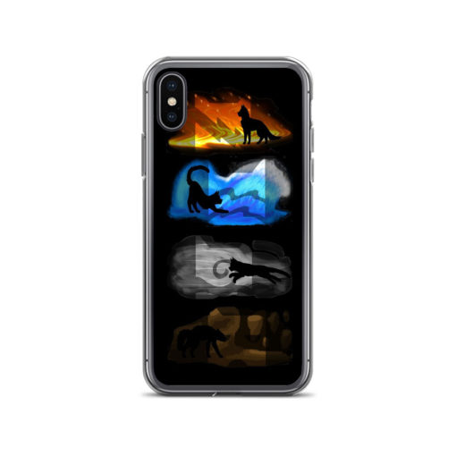 Warrior Cats Four Elements 4 Clans iPhone Case