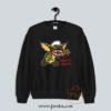 We're Here Gremlins Stripe Stitch 80s Cult Movie Sweatshirt