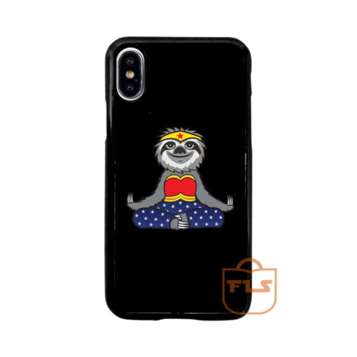 Wonder Sloth Yoga iPhone Case