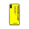 Yellow Abloh Off White iPhone Case