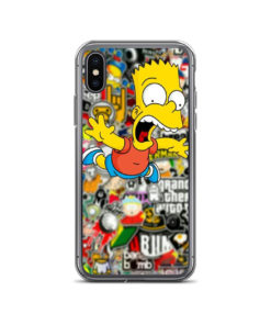 Bart Bomb Sticker iPhone Case