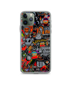 Bomb Sticker Game and Cartoon iPhone 11 Case