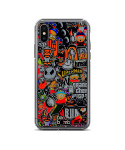 Bomb Sticker Game and Cartoon iPhone Case