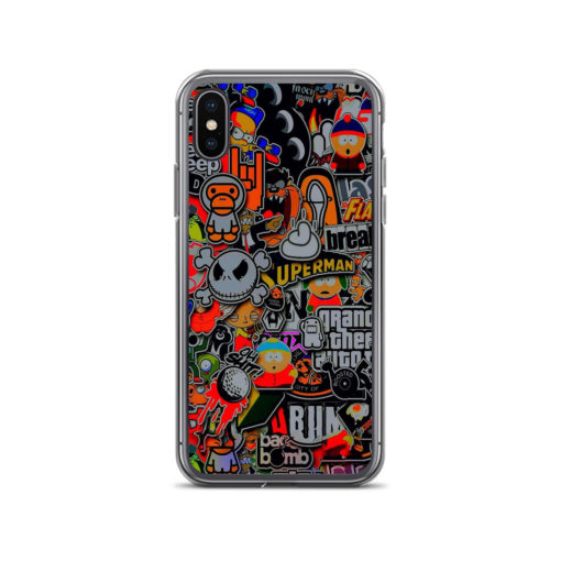 Bomb Sticker Game and Cartoon iPhone Case