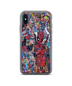 Deadpool Puzzle Characters iPhone Case