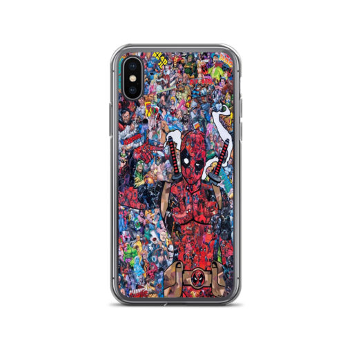 Deadpool Puzzle Characters iPhone Case