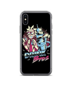 Drink Bros Rick Morty iPhone Case