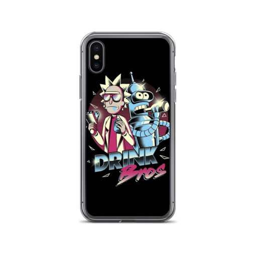 Drink Bros Rick Morty iPhone Case