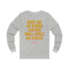 Good Sex No Stress One Boo Small Circle Big Checks Long Sleeve