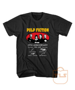 Pulp Fiction 25th Anniversary 1994 2019 Signature Graphic Tees
