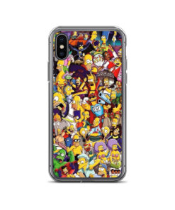 The Simpsons All Characters Collage iPhone Case