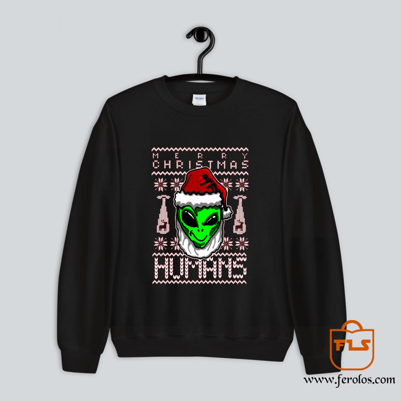 Alien Ugly Christmas Sweatshirt | Ferolos