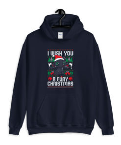 I Wish You a Fury Christmas Ugly Hoodie