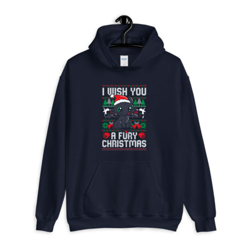 I Wish You a Fury Christmas Ugly Hoodie