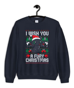 I Wish You a Fury Christmas Ugly Sweatshirt