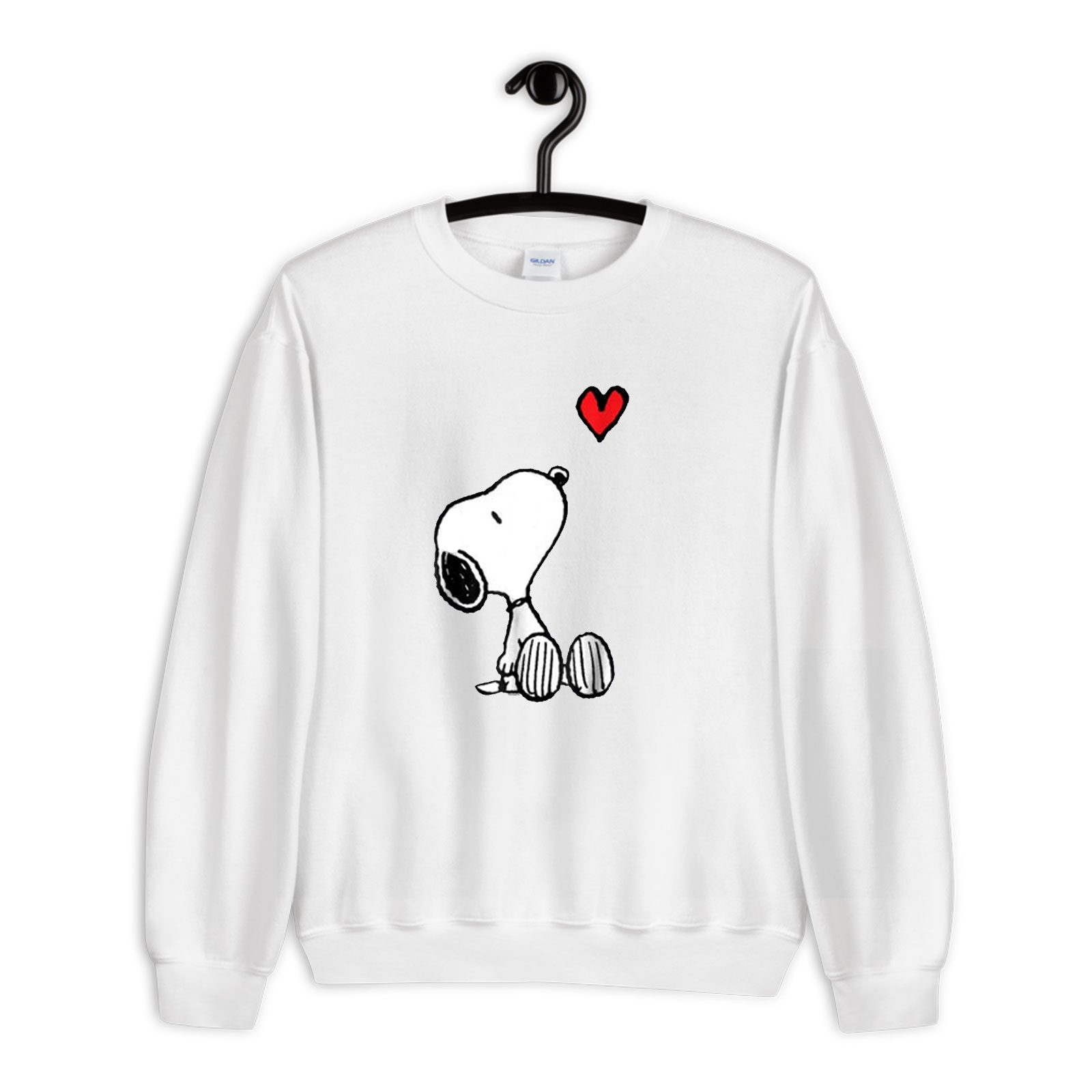 Peanuts Heart Sitting Snoopy Sweatshirt | Ferolos