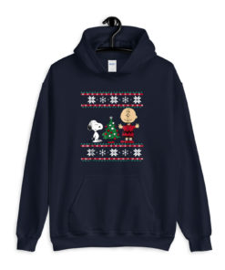 Peanuts Snoopy and Charlie Christmas Ugly Hoodie