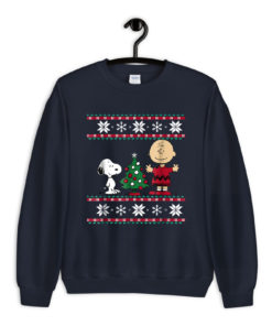 Peanuts Snoopy and Charlie Christmas Ugly Sweatshirt