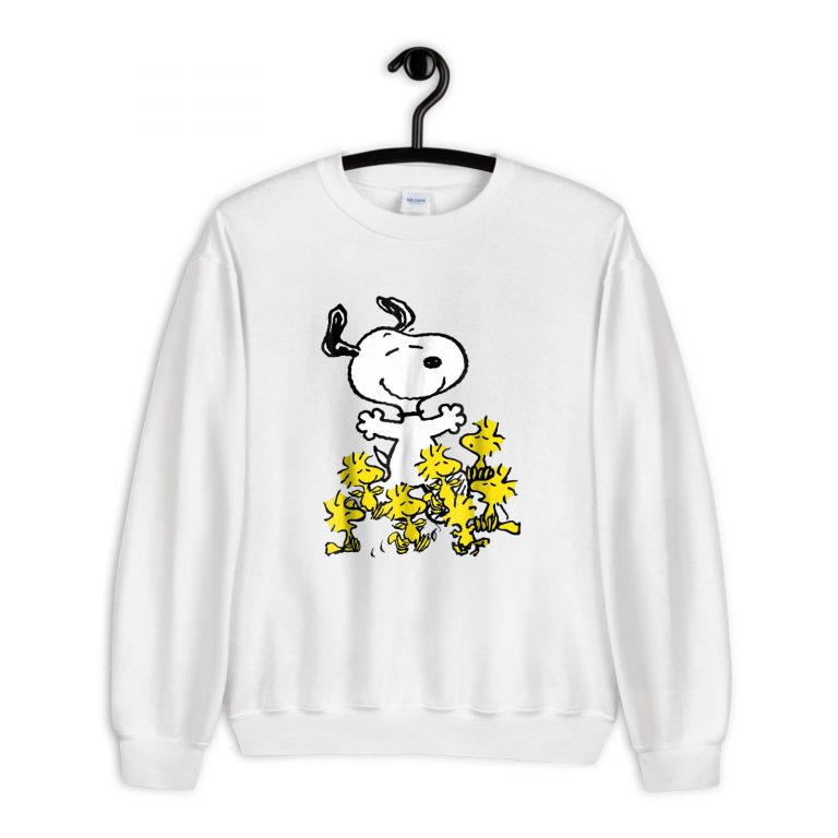 Peanuts Snoopy and Woodstock Stocking Light Up Sweatshirt | Ferolos