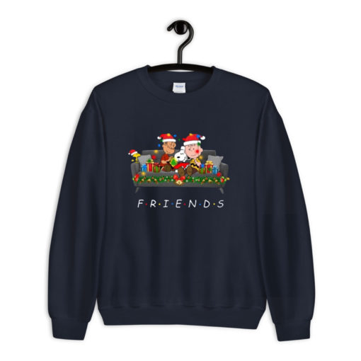 Snoopy Friends Reading Magical Book Xmas Sweatshirt