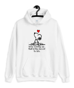 Snoopy Keep Looking Heart Hoodie