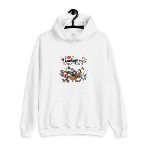 Snoopy and Peanuts with friends Thanksgiving Hoodie