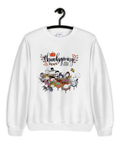 Snoopy and Peanuts with friends Thanksgiving Sweatshirt