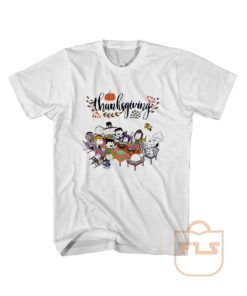Snoopy and Peanuts with friends Thanksgiving T Shirt