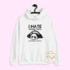 I Hate Morning People and Mornings and People Panda Hoodie