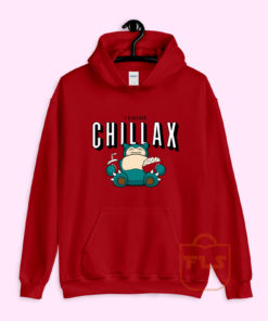I'd Rather Chillax Snorlax Pokemon Hoodie
