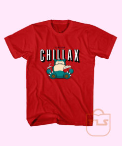 I'd Rather Chillax Snorlax Pokemon T Shirt
