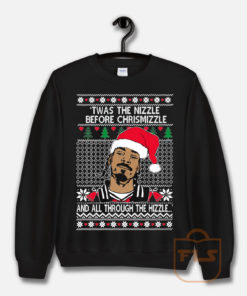 OnCoast Snoop Dog Fo Shizzle Dizzle Ugly Christmas Sweatshirt