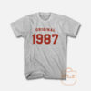 Original 1987 Vintage Unisex T Shirt