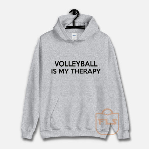 Volleyball Is My Therapy Hoodie