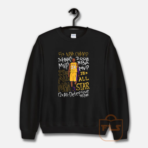 Kobe Bryant Accolades Sweatshirt