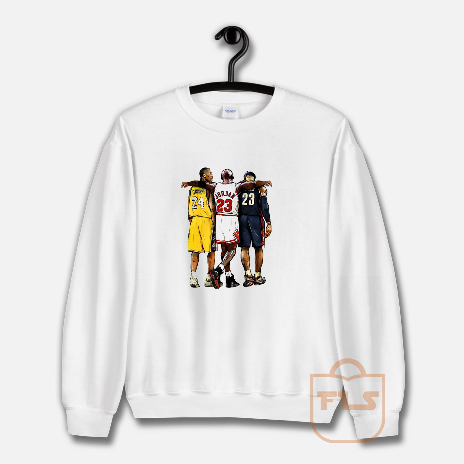 kobe bryant x michael jordan x lebron james hoodie