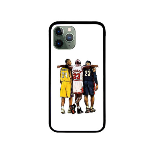 Kobe Bryant x Michael Jordan x Lebron James The Greatest of All Time iPhone Case 11 X 8 7 6
