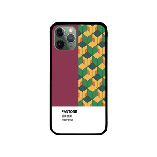 PANTONE Giyu Tomioka Demon Slayer iPhone Case 11 X 8 7 6